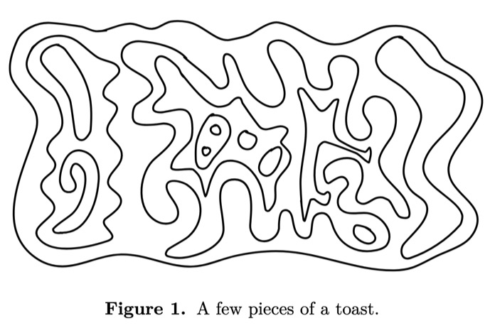 Whimsical toast image used in research section